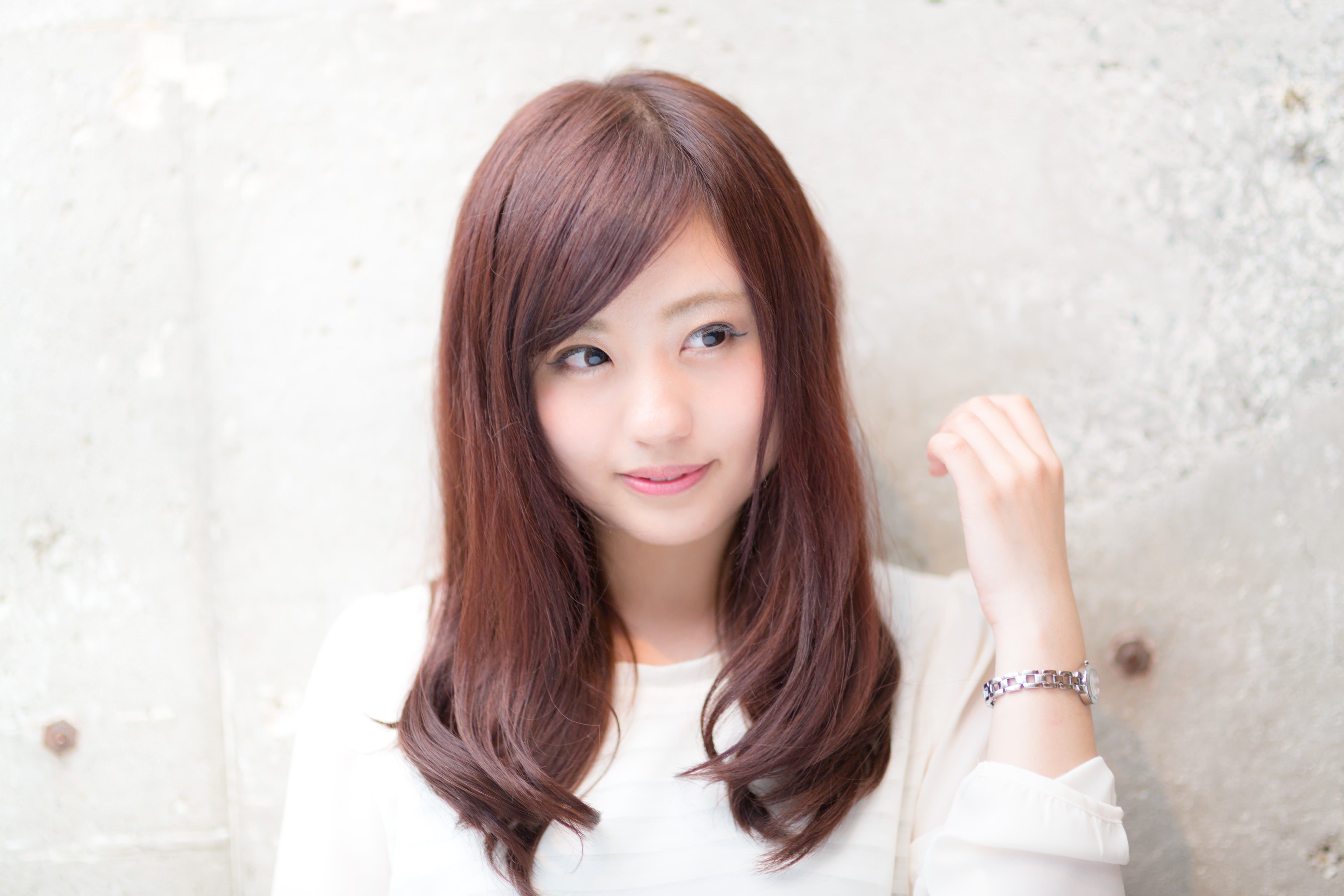 ロングヘアーの女性